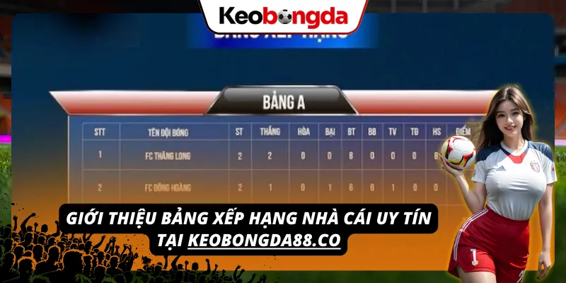 Mang đến bảng xếp hạng các đơn vị cá cược uy tín trên website 4design.tv